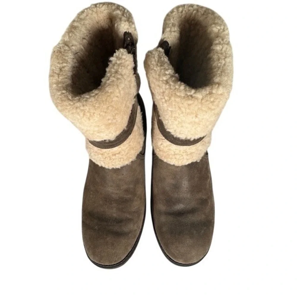 Ugg BLAYRE II Leather Suede Winter Boots Size 8